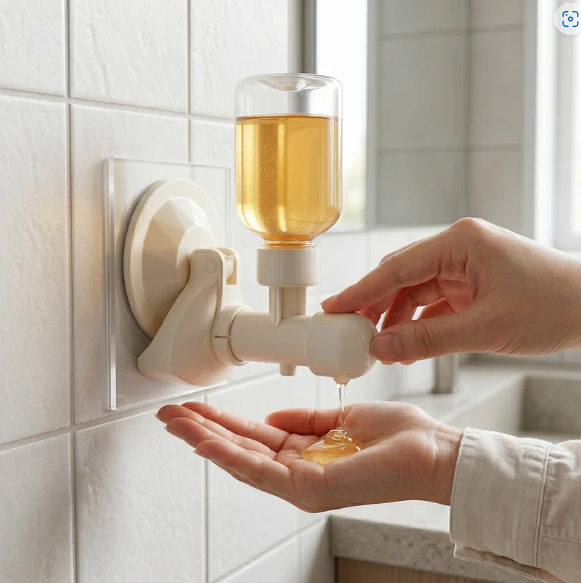 Liquid Soap Dispenser – Wall-Mount with Strong Suction Cup
