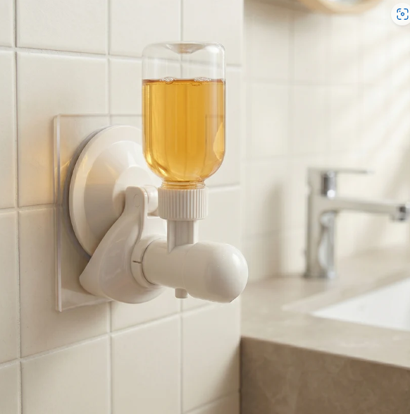 Liquid Soap Dispenser – Wall-Mount with Strong Suction Cup