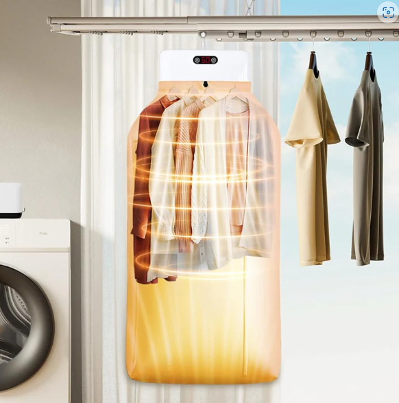 Portable Electric Clothes Dryer – Compact & Foldable for Quick Drying
