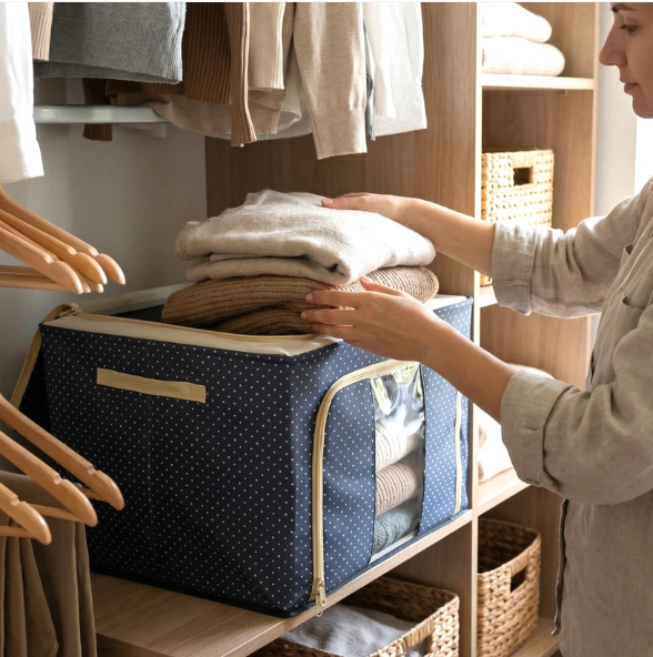 Foldable Cloth Storage Box – Space-saving & Durable Organizer