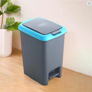 Push N Pedal Dust Bin – Hands-Free 6.5 Liter Space-Saver