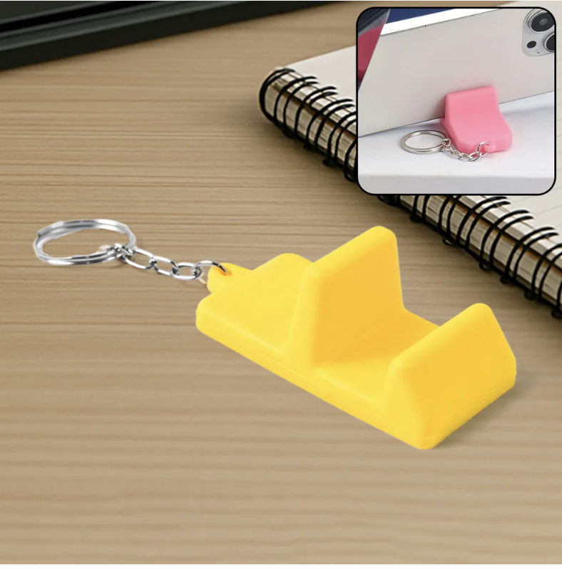 Mobile Stand Keychain – Compact 2-in-1 Phone Holder & Keyring