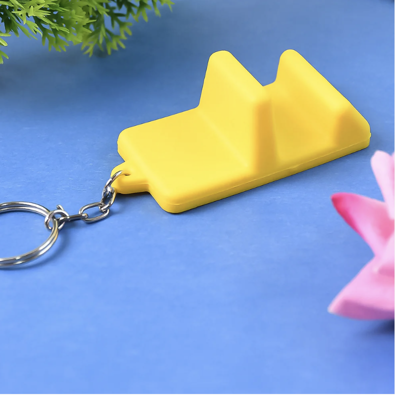 Mobile Stand Keychain – Compact 2-in-1 Phone Holder & Keyring