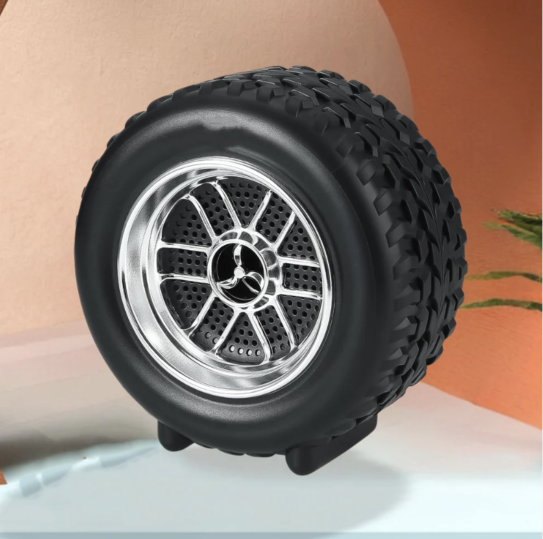 Tyre Shape Bluetooth Speaker – Deep Bass & Portable | Audila