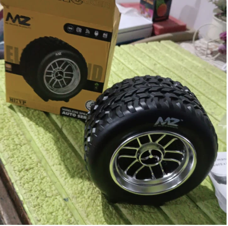 Tyre Shape Bluetooth Speaker – Deep Bass & Portable | Audila