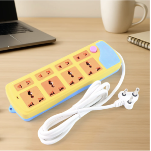 Multi Socket Extension Board – 8 Universal Sockets with Master Switch