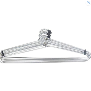 Stainless Steel Cloth Hanger (Set of 12) – Durable & Non-Slip | FreshAura Homeware