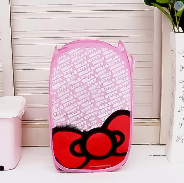 Waterproof Canvas Laundry Bag – Foldable & Printed | GlimmerHome