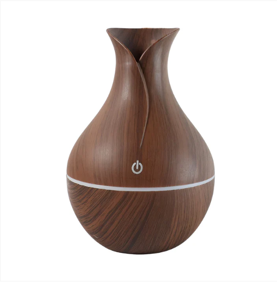 Mini Wooden Humidifier – Ultrasonic Mist Diffuser with LED | Indo Glow - Image 5