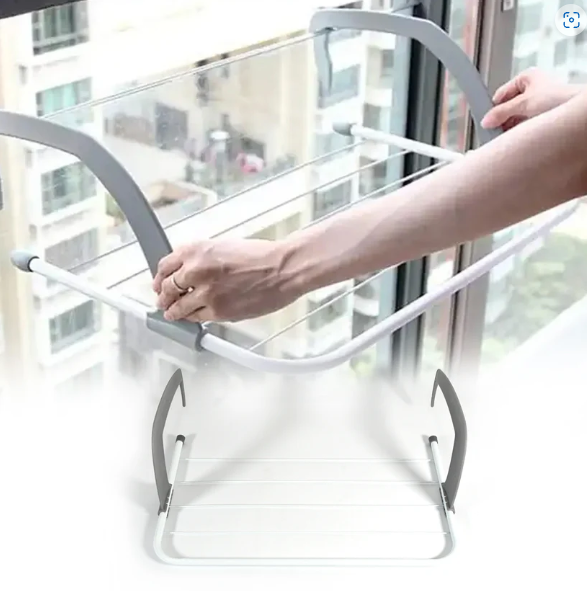 Folding Drying Rack – Compact, Steel & Rust-Free | Indo Glow