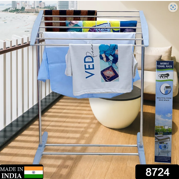 Portable Clothes Drying Rack – Foldable, Steel & Plastic | PHOBIA