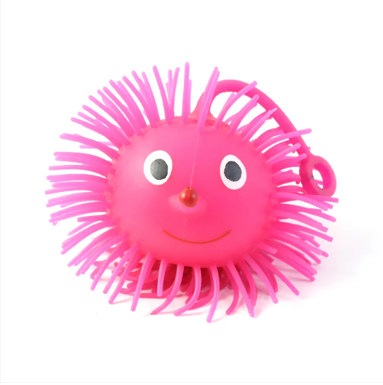 LED Spiky Puffer Ball – Soft Light-Up Stress Relief Toy - Image 5
