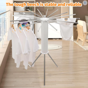 Octopus Rotating Clothes Drying Rack Foldable Space Saving Stand