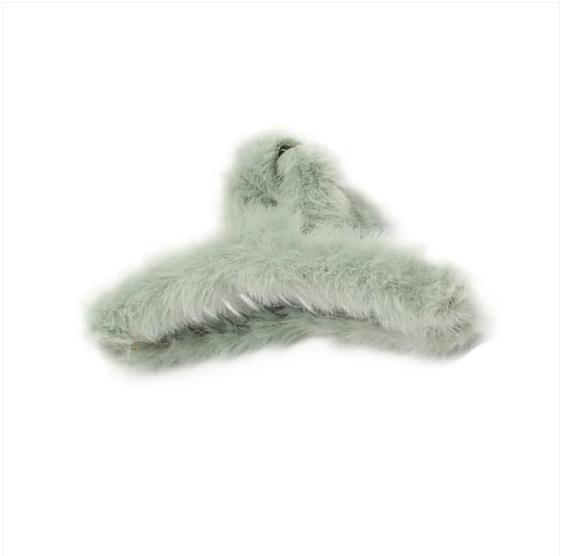 Plush Hair Claw Clip – Soft, Non-Slip & Stylish | Calm & Curl - Image 5