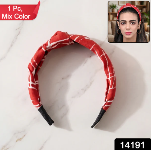 Printed Knot Hairband – Stylish & Comfortable for Women