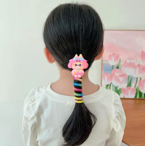 Spiral Hair Braiding Clips for Kids – Colorful Cartoon Designs