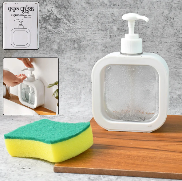 Soap Dispenser – Clear Refillable Pump Bottle | VelvetBubbles