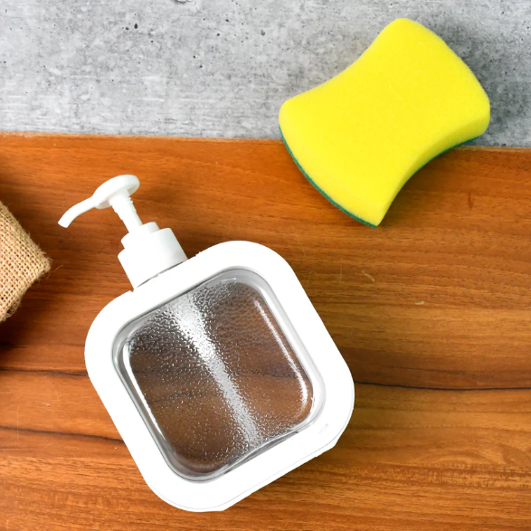 Soap Dispenser – Clear Refillable Pump Bottle | VelvetBubbles