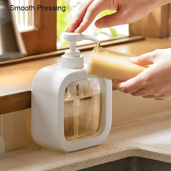 Soap Dispenser – Clear Refillable Pump Bottle | VelvetBubbles