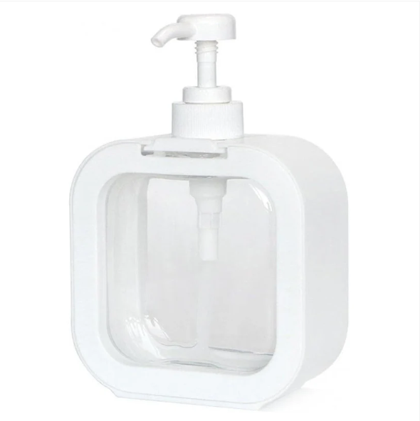 Soap Dispenser – Clear Refillable Pump Bottle | VelvetBubbles