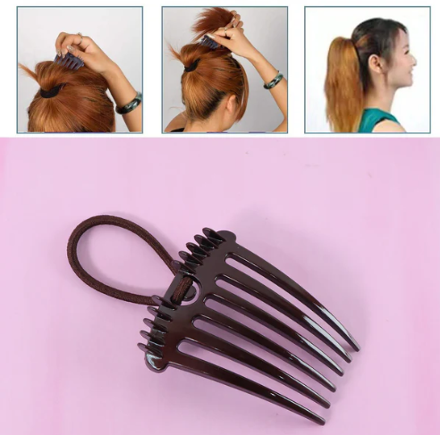 Ponytail Comb – Easy Voluminous Ponytails for Thick Hair
