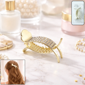Hair Claw Clip – Strong Grip with Elegant Crystal Design