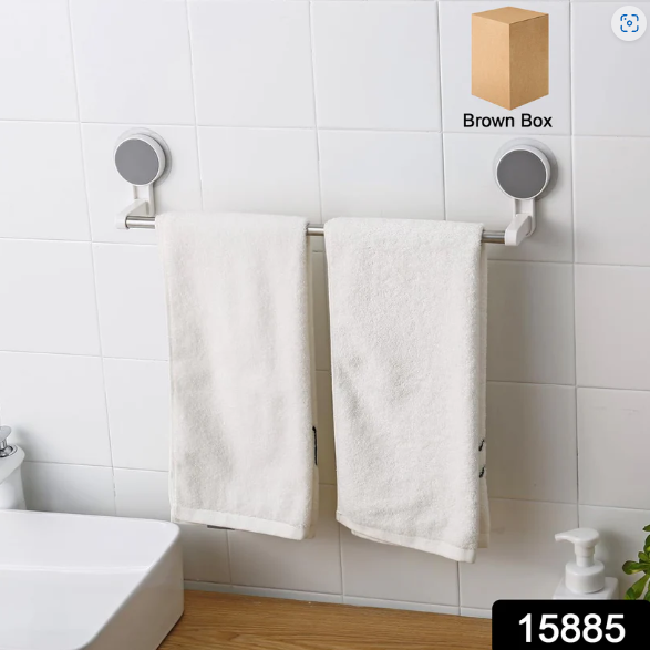 Self-Adhesive Towel Rod – Rust-Resistant & Drill-Free Installation