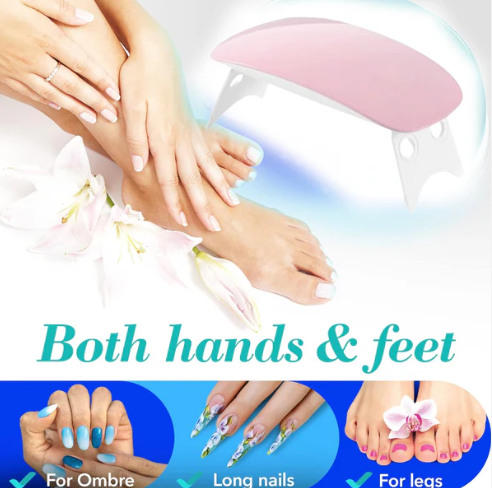 Gel Nail Dryer – Portable Mini UV LED Lamp for Salon Finish | AuriGlam - Image 4