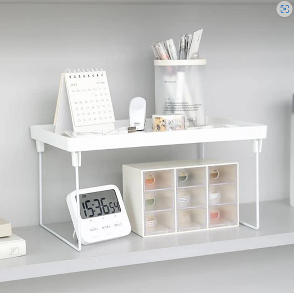 Plastic Organizer Storage Rack – Foldable & Rust-Proof Design