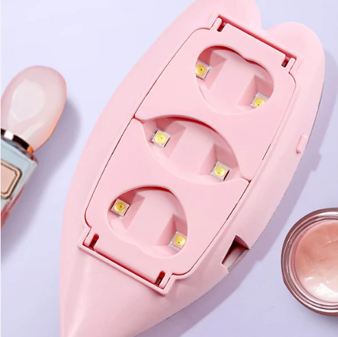 Mini UV LED Nail Lamp – Portable Gel Polish Curing | AuriGlam