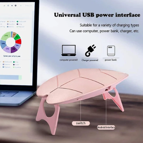 Mini UV LED Nail Lamp – Portable Gel Polish Curing | AuriGlam - Image 4