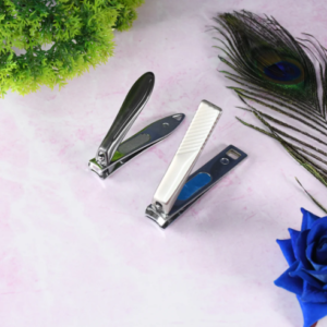 Folding Nail Clippers – Stainless Steel with File | Velvet Wellness