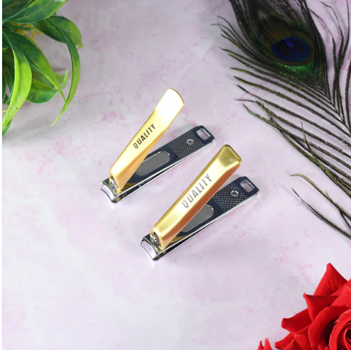 Folding Nail Clippers – Portable Stainless Steel with File | AuriGlam