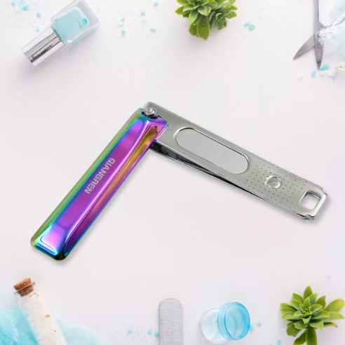 Folding Nail Clippers – Portable Stainless Steel with File | AuriGlam