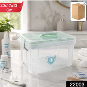 Plastic Medicine Storage Box – Secure Locking & Portable Design