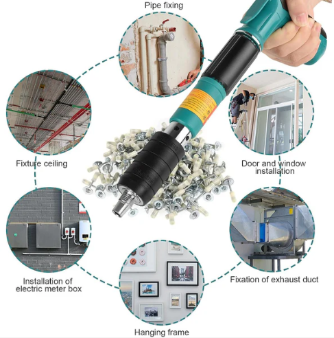 Manual Steel Nail Gun – Portable Wall Fastener | BoltForce