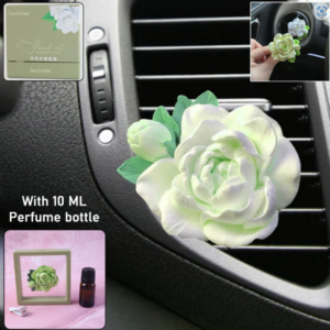 Rose Flower Car Air Freshener Clip – Stylish Floral Scent