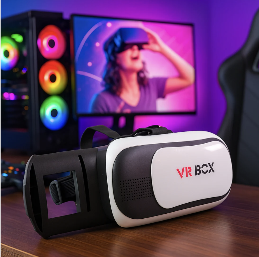 VR BOX Virtual Reality 3D Glasses Headset – Immersive Smartphone VR