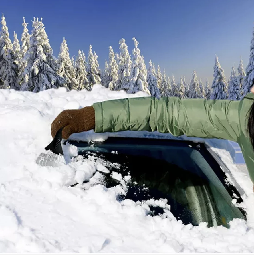 Car Ice Scraper – Durable Windshield Frost Remover | Velvet Wheels