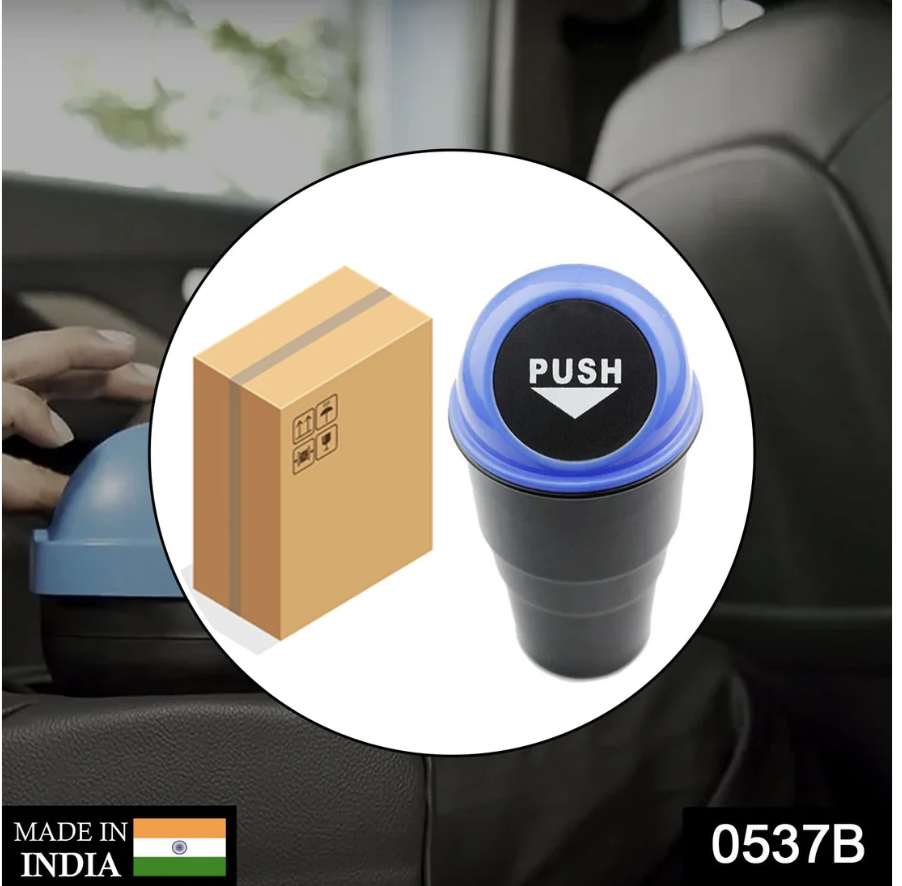 Car Dustbin – Compact & Portable Waste Bin for Vehicles | Velvet Wheels