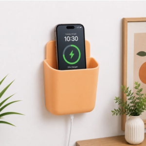 Wall Mounted Storage Pocket – Durable Plastic Organizer for Home
