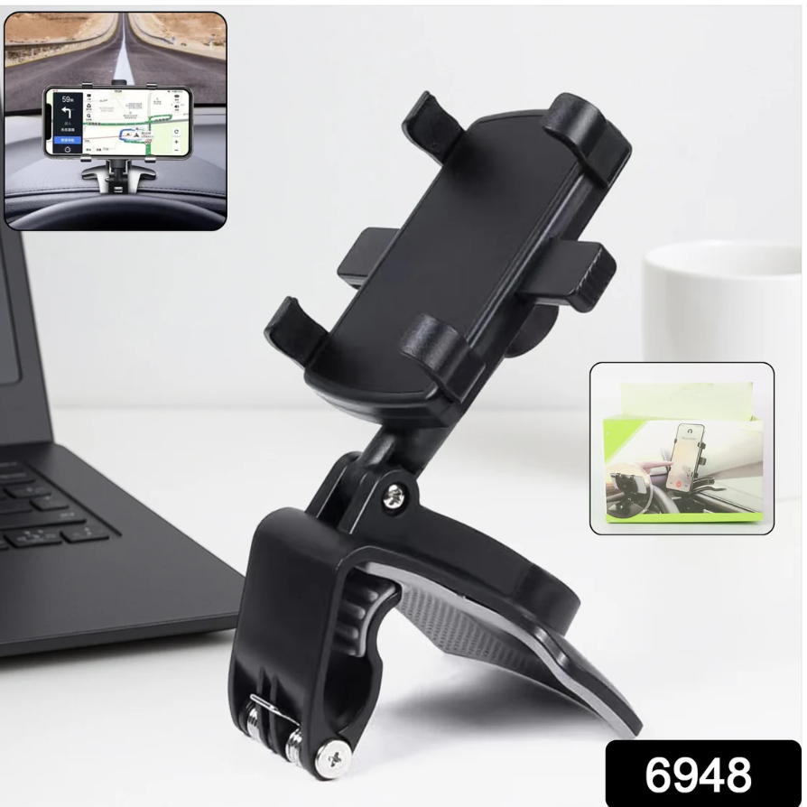 Universal Mobile Phone Holder – Secure Clip with 360° Rotation