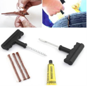 Tubeless Tyre Puncture Repair Kit – Complete Set for Cars & Bikes | RaceVault