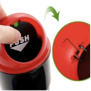 Car Dustbin – Portable Mini Trash Bin & Ashtray | Velvet Wheels
