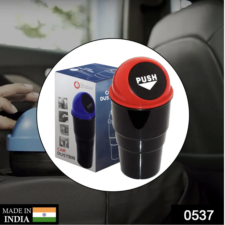 Car Dustbin – Portable Mini Trash Bin & Ashtray | Velvet Wheels