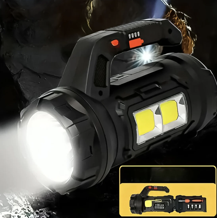 SOS Light with Toolbox – Multi-functional & 18W Torch | ToolMate Pro