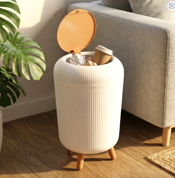 Mini Dustbin with Lid – Stylish Space-Saving Waste Bin