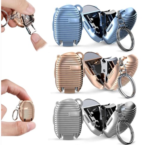 Keychain Nail Clipper – Portable with Built-in File | AuriGlam