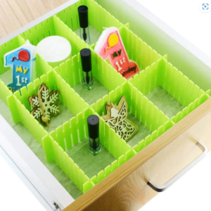 Adjustable Drawer Organizer – Multipurpose Storage Solution 6 Pcs Set | CookAura