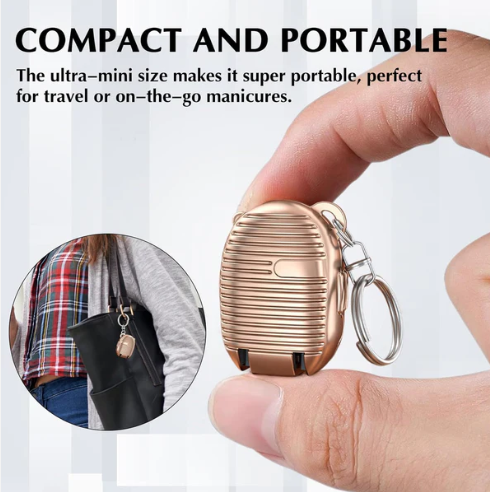 Keychain Nail Clipper – Portable with Built-in File | AuriGlam